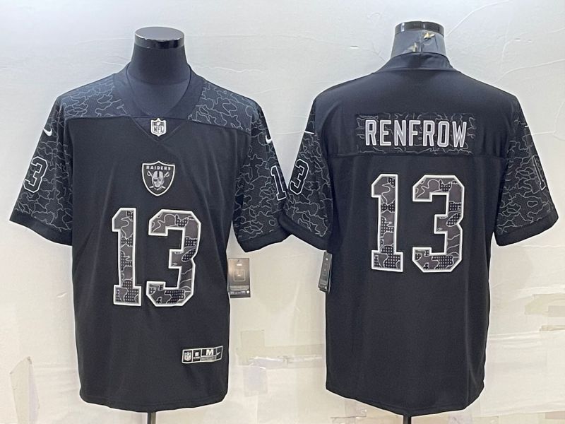 Men Oakland Raiders 13 Renfrow Black Reflector 2022 Nike Limited NFL Jersey